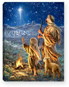 Shepherds Keeping Watch - Lighted Tabletop Canvas